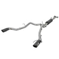 aFe Rebel Series 3in > 3-1/2in Cat-Back Exhaust w/ Black Tips, 2017-2020 F-150 Raptor