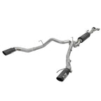 aFe Rebel Series 3in > 3-1/2in Cat-Back Exhaust w/ Black Tips, 2017-2020 F-150 Raptor