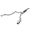 aFe Rebel Series 3in > 3-1/2in Cat-Back Exhaust w/ Polished Tips, 2017-2020 F-150 Raptor