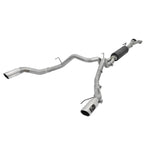 aFe Rebel Series 3in > 3-1/2in Cat-Back Exhaust w/ Polished Tips, 2017-2020 F-150 Raptor