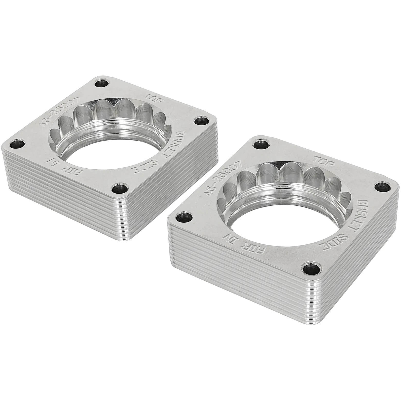 aFe Silver Bullet Throttle Body Spacer, 2009-2020 370Z - Angle 2
