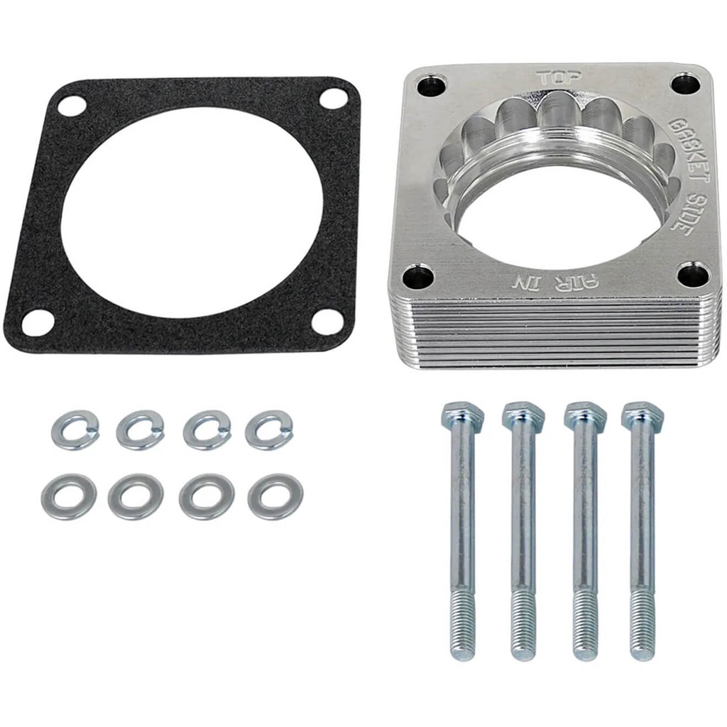 aFe Silver Bullet Throttle Body Spacer, 2003-2006 350Z - Angle 2