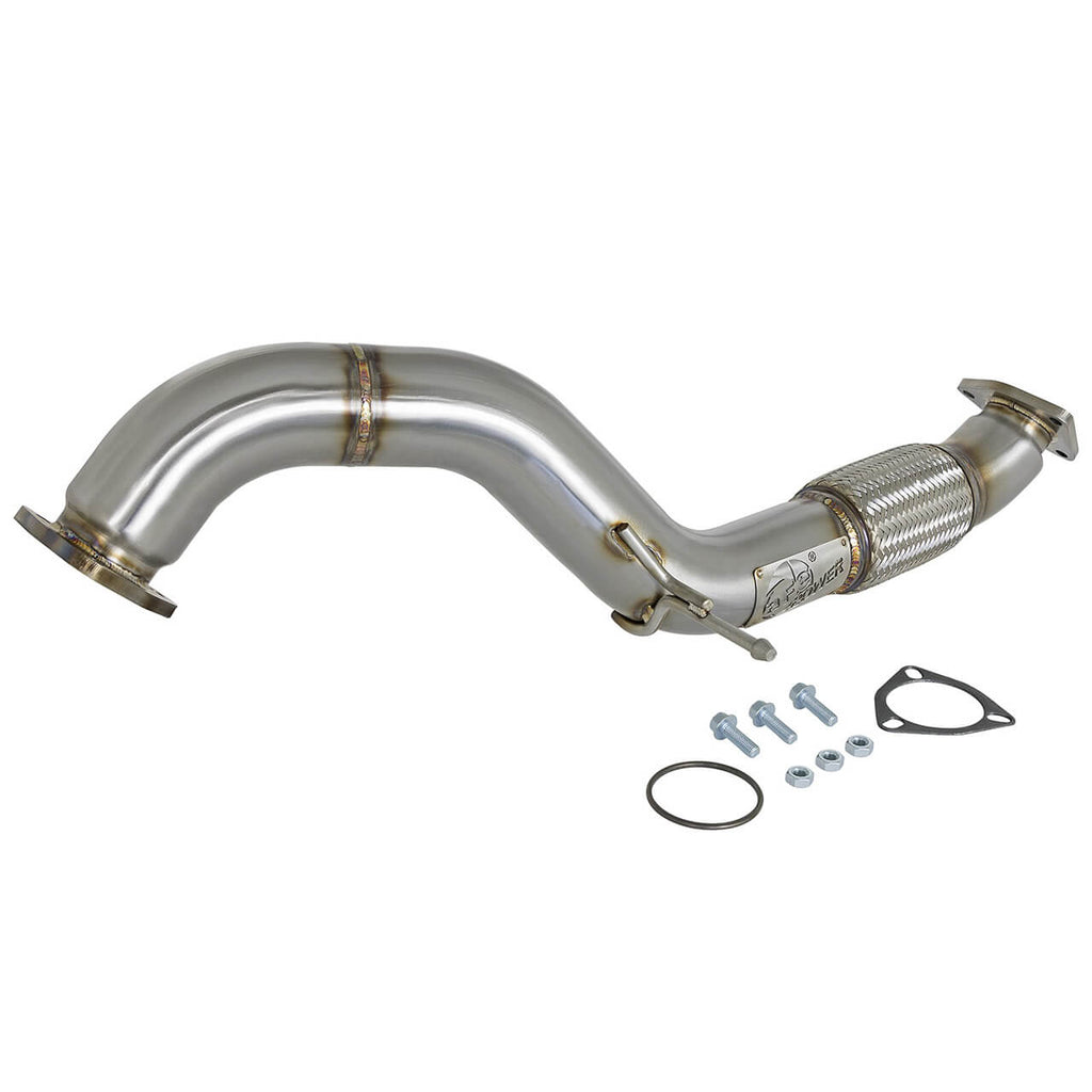 aFe Takeda 3in 304SS Mid-Pipe, 2017-2021 Civic Type R