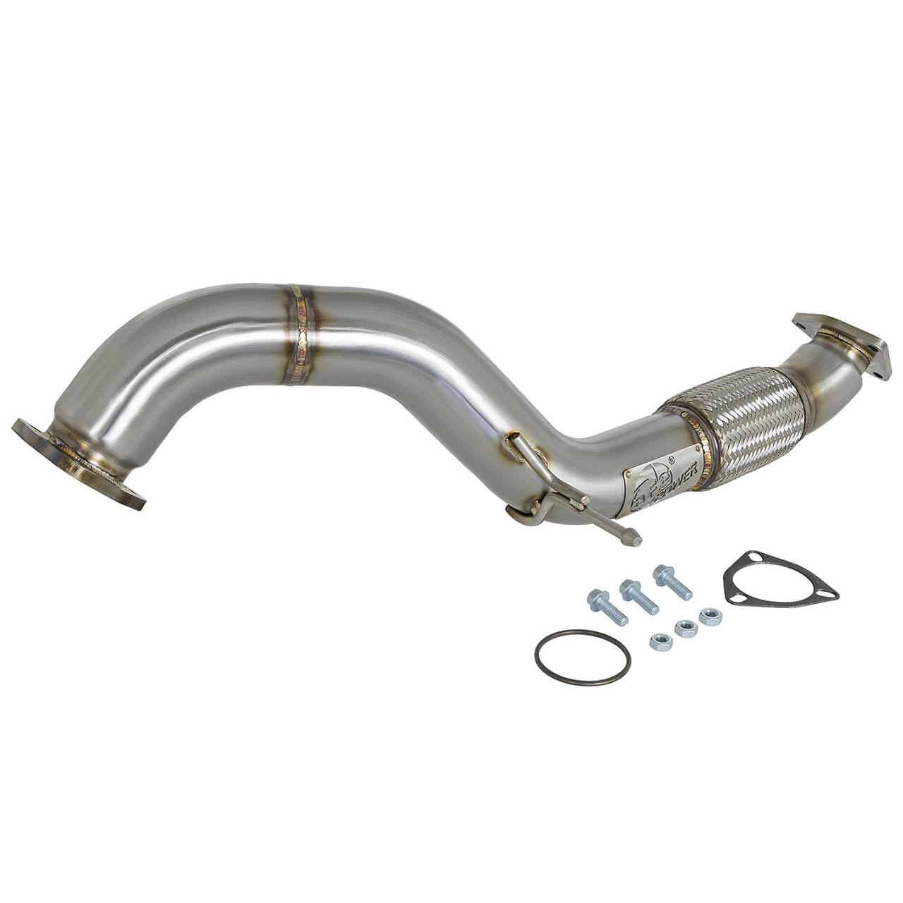 aFe Takeda 3in 304SS Mid-Pipe, 2017-2021 Civic Type R