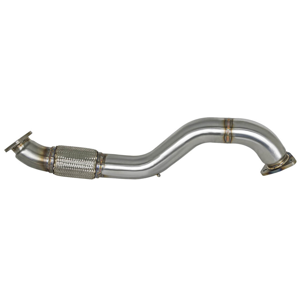 aFe Takeda 3in 304SS Mid-Pipe, 2017-2021 Civic Type R - Angle 2