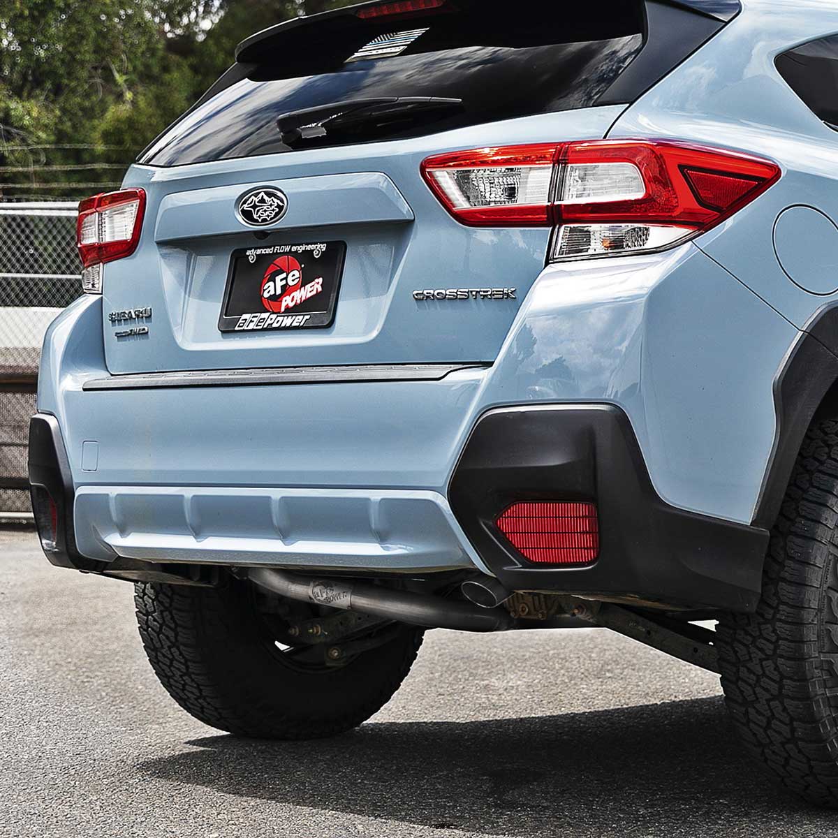 aFe Takeda Cat-Back Exhaust System (2.5in, 304SS), 2018-2023 Crosstrek - Angle 6