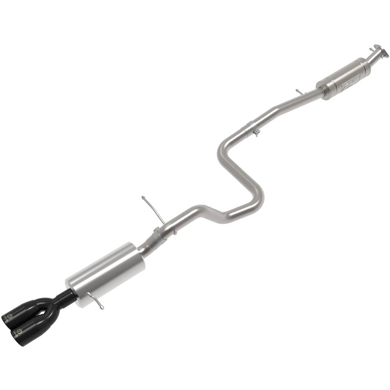 aFe Takeda Cat-Back Exhaust System w/ Black Tips (2.5in, 304SS), 2014-2019 Fiesta ST