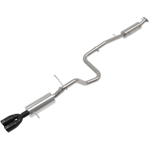 aFe Takeda Cat-Back Exhaust System w/ Black Tips (2.5in, 304SS), 2014-2019 Fiesta ST