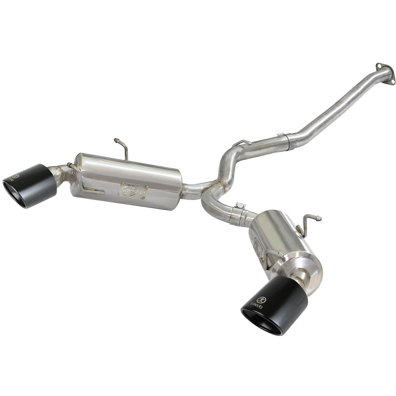 aFe Takeda Cat-Back Exhaust System w/ Black Tips (2.5in, 304SS), 2013-2020 BRZ/FR-S/86