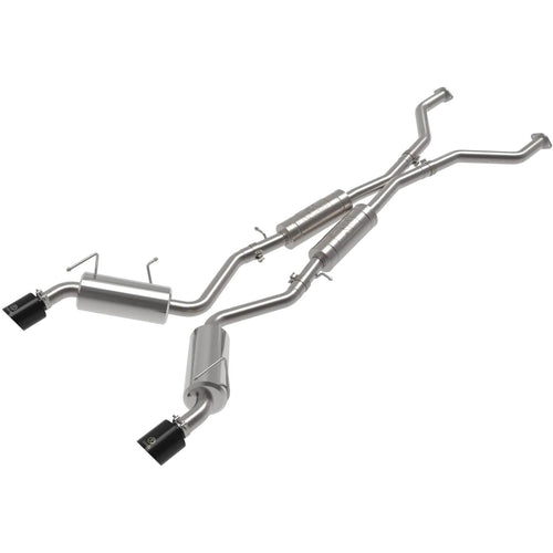 aFe Takeda Cat-Back Exhaust System w/ Black Tips (2.5in, 304SS), 2009-2020 370Z