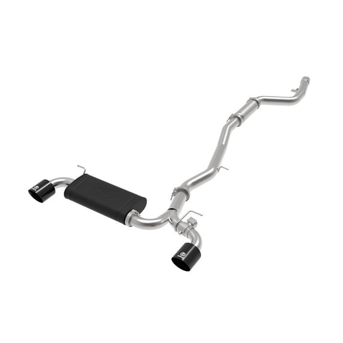 aFe Takeda Cat-Back Exhaust System w/ Black Tips (3in > 2.5in, 304SS), 2020-2021 GR Supra (A90)