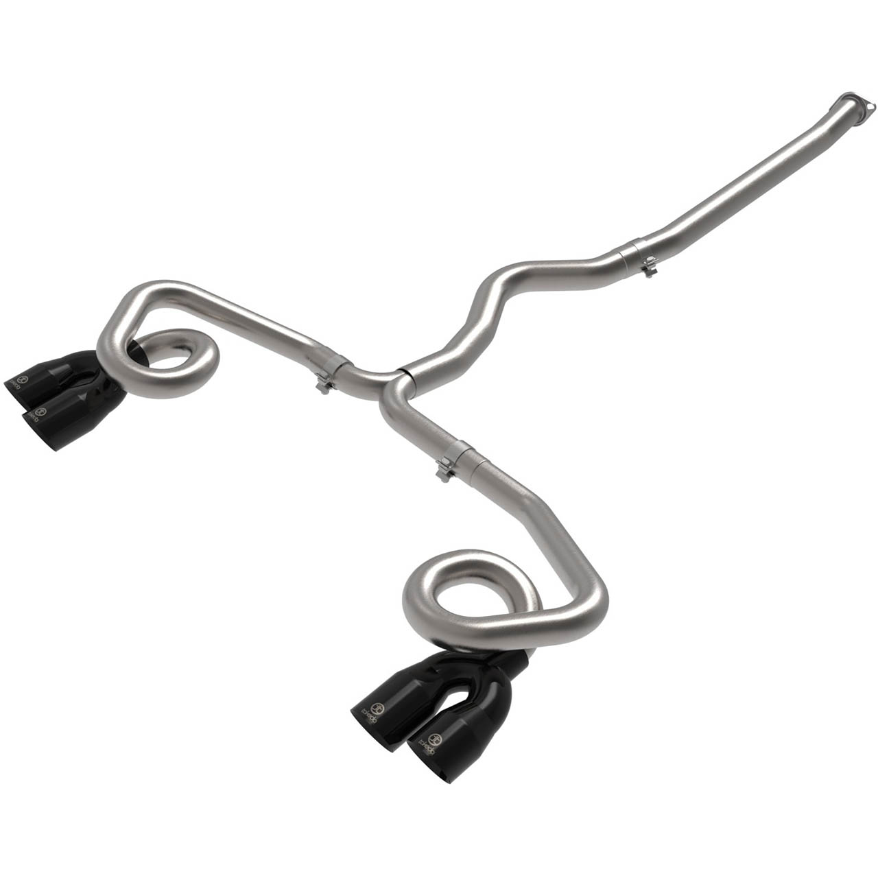 aFe Takeda Cat-Back Exhaust System w/ Black Tips (3in > 2.5in, 304SS), 2022-2026 WRX