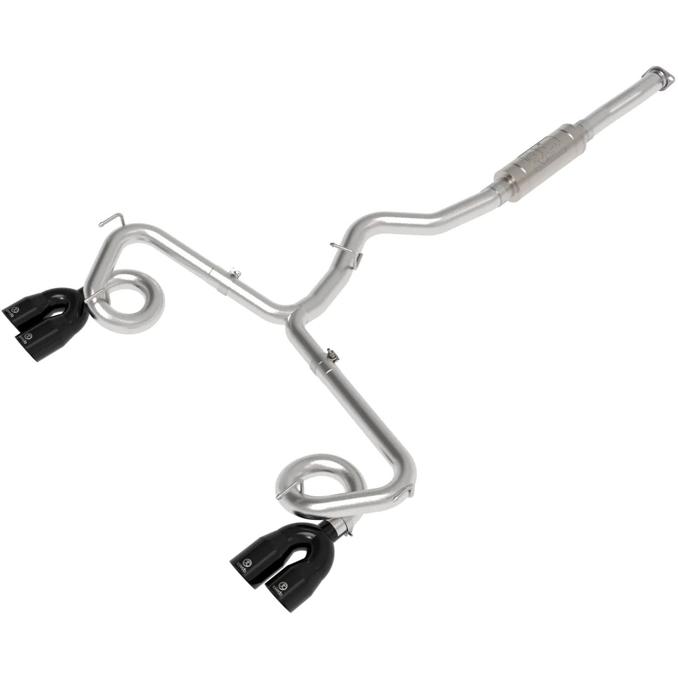 aFe Takeda Cat-Back Exhaust System w/ Black Tips (3in > 2.5in, 304SS), 2015-2021 WRX & STi