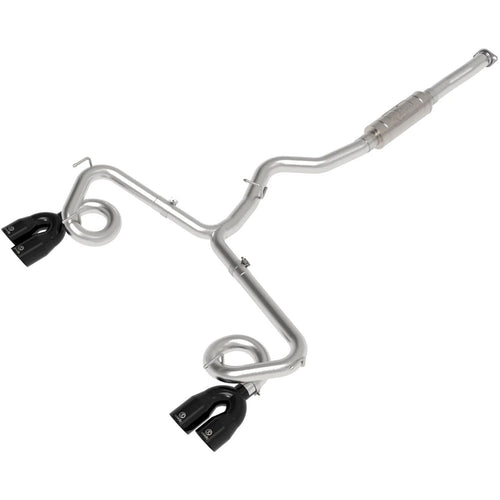 aFe Takeda Cat-Back Exhaust System w/ Black Tips (3in > 2.5in, 304SS), 2015-2021 WRX & STi