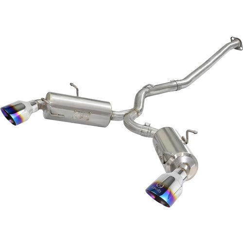 aFe Takeda Cat-Back Exhaust System w/ Blue Flame Tips (2.5in, 304SS), 2013-2020 BRZ/FR-S/86