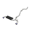 aFe Takeda Cat-Back Exhaust System w/ Blue Flame Tips (3in > 2.5in, 304SS), 2020-2021 GR Supra (A90)