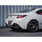 aFe Takeda Cat-Back Exhaust System w/ Brushed Tip (3in, 304SS), 2013-2026 BRZ/FR-S/86/GR86 - Angle 2