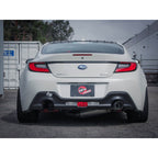 aFe Takeda Cat-Back Exhaust System w/ Brushed Tip (3in, 304SS), 2013-2026 BRZ/FR-S/86/GR86 - Angle 3