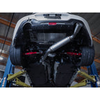 aFe Takeda Cat-Back Exhaust System w/ Brushed Tip (3in, 304SS), 2013-2026 BRZ/FR-S/86/GR86 - Angle 4