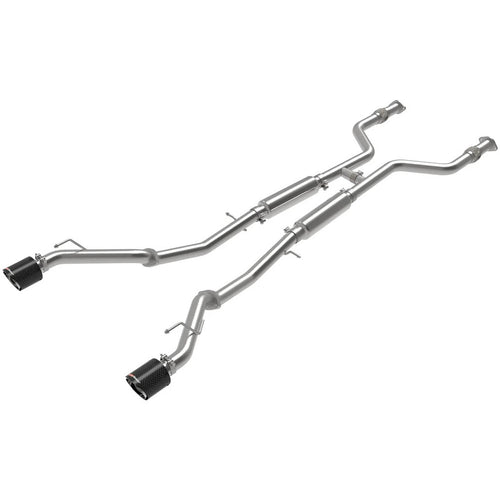 aFe Takeda Cat-Back Exhaust System w/ Carbon Fiber Tips (2.5in, 304SS), 2023-2025 Nissan Z