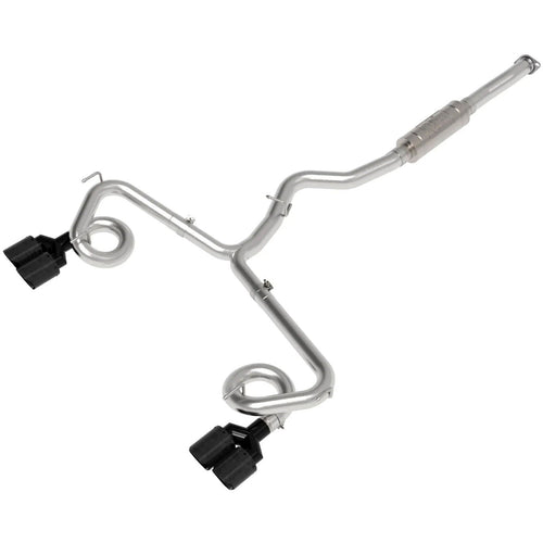 aFe Takeda Cat-Back Exhaust System w/ Carbon Fiber Tips (3in > 2.5in, 304SS), 2015-2021 WRX & STi