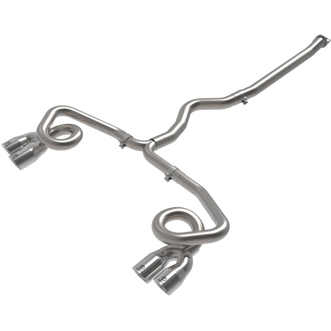 aFe Takeda Cat-Back Exhaust System w/ Polished Tips (3in > 2.5in, 304SS), 2022-2026 WRX