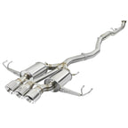 aFe Takeda Cat-Back Exhaust System w/ Polished Tips (3in, 304SS), 2017-2021 Civic Type R