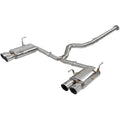 aFe Takeda Cat-Back Exhaust System w/ Polished Tips (3in, 304SS), 2015-2021 STi & 2015-2021 WRX