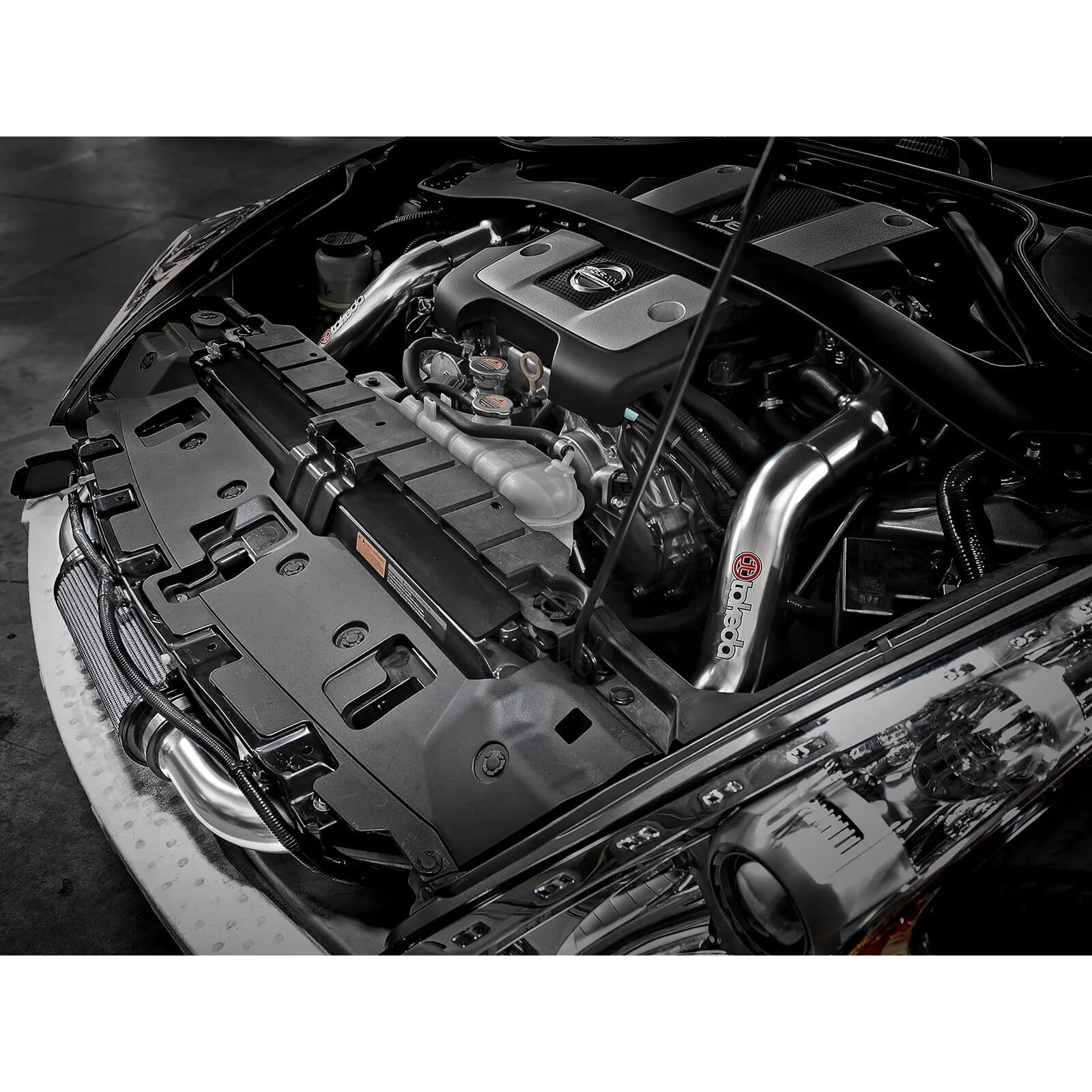 aFe Takeda Intake Stage-2 Polished Pro DRY S, 2009-2020 370Z - Angle 7
