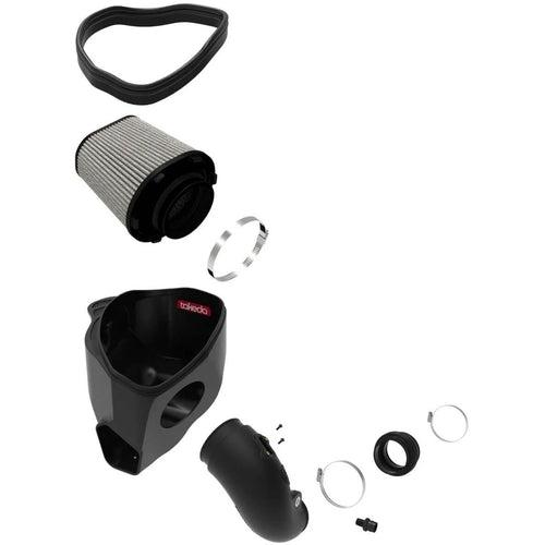 aFe Takeda Intakes Stage-2 AIS w/ Pro DRY S Media, 2020-2022 GR Supra 3.0L (A90) - Angle 2