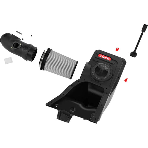 aFe Takeda Momentum Cold Air Intake System w/ Pro DRY S Filter, 2023-2025 Civic Type R - Angle 2