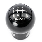 AMS Billet Shift Knob (Incl Red, Black, & Gunmetal Caps), 2015-2021 STi & 2015-2026 WRX - Angle 3