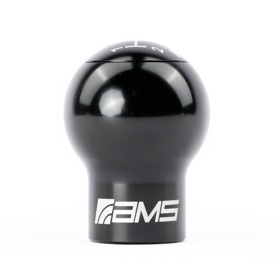 AMS Billet Shift Knob (Incl Red, Black, & Gunmetal Caps), 2015-2021 STi & 2015-2026 WRX - Angle 5