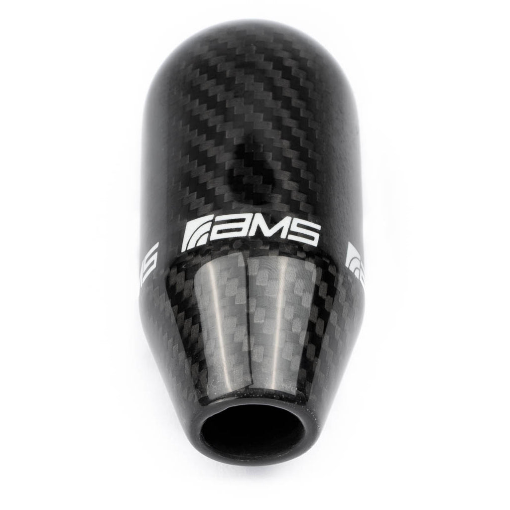 AMS Carbon Fiber Weighted Shift Knob, 2015-2021 STi & 2015-2026 WRX - Angle 5