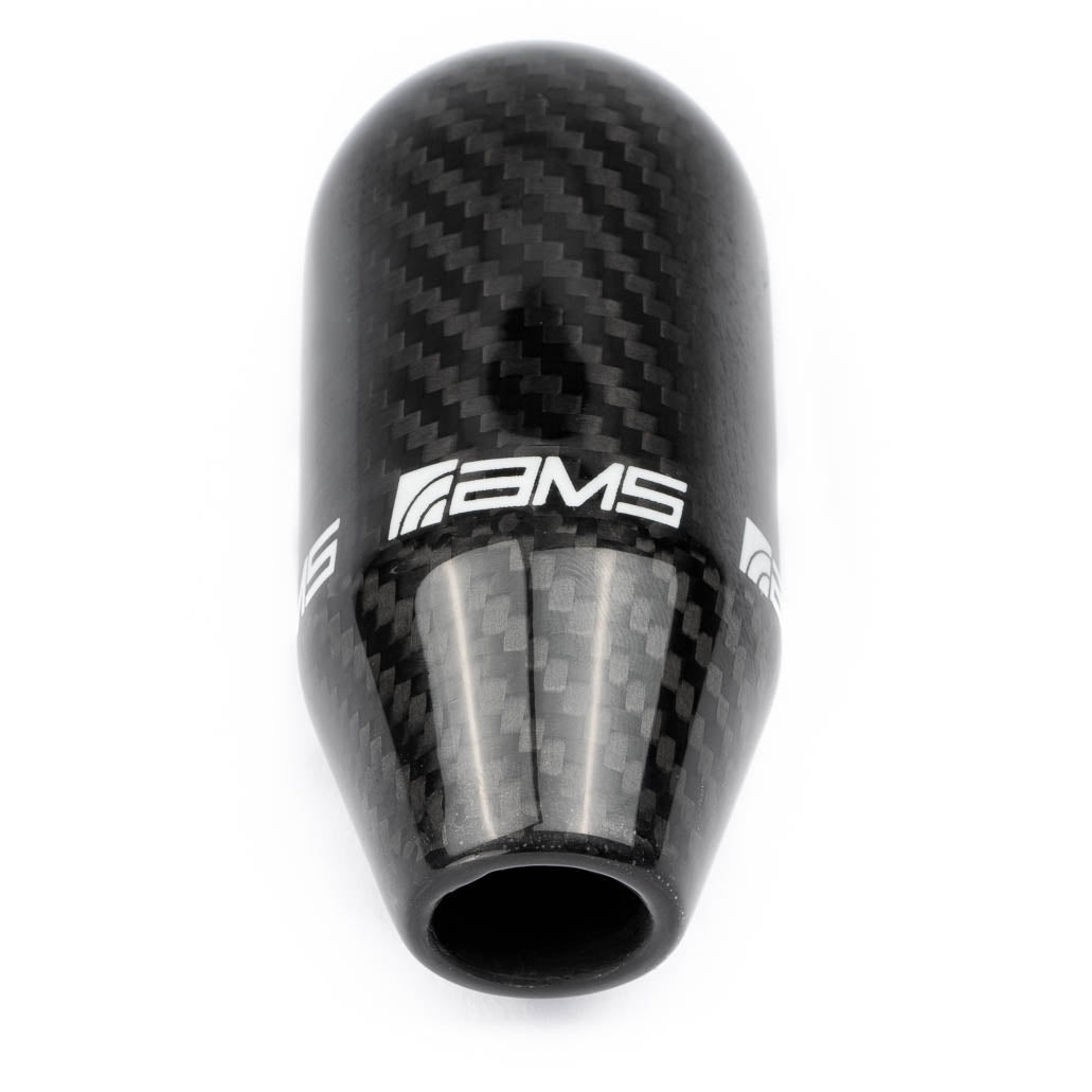 AMS Carbon Fiber Weighted Shift Knob, 2015-2021 STi & 2015-2026 WRX - Angle 5