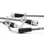 AMS Stainless Steel Brake Hoses, 2022-2025 WRX - Angle 2