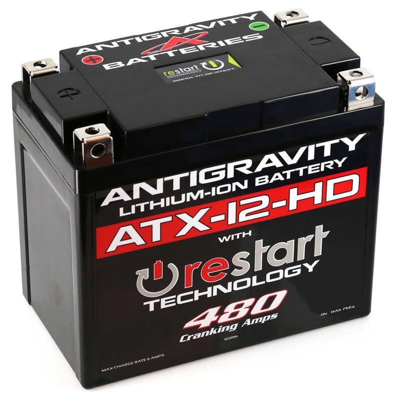 Antigravity Batteries YTX12 High Power Lithium Battery w/ Re-Start