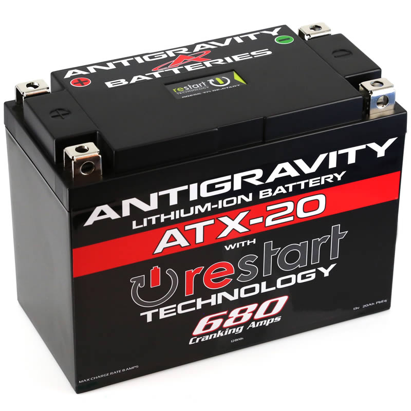 Antigravity Batteries YTX20 Lithium Battery w/ Re-Start