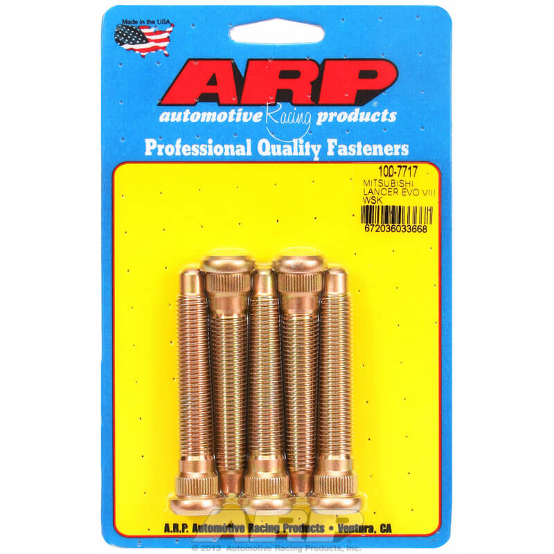 ARP Wheel Studs (M12x1.5mm, Pack/5), 2003-2006 EVO 8 & 9