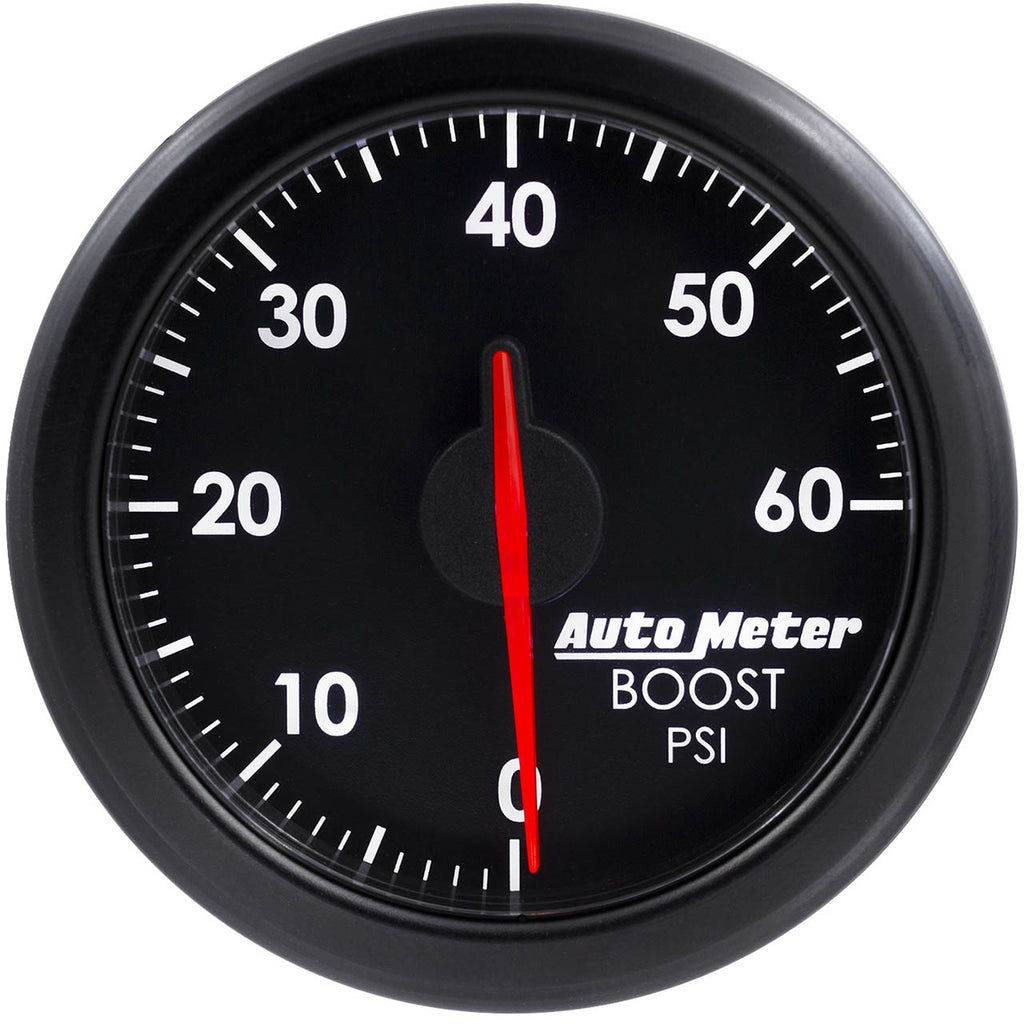 AutoMeter AirDrive Boost Gauge (52mm, 0-60 PSI, Black)