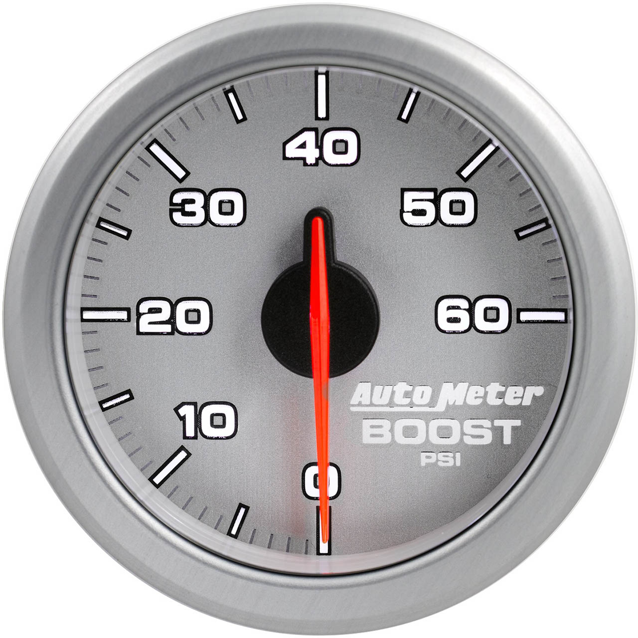 AutoMeter AirDrive Boost Gauge (52mm, 0-60 PSI, Silver)