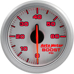 AutoMeter AirDrive Boost Gauge (52mm, 0-60 PSI, Silver) - Angle 2