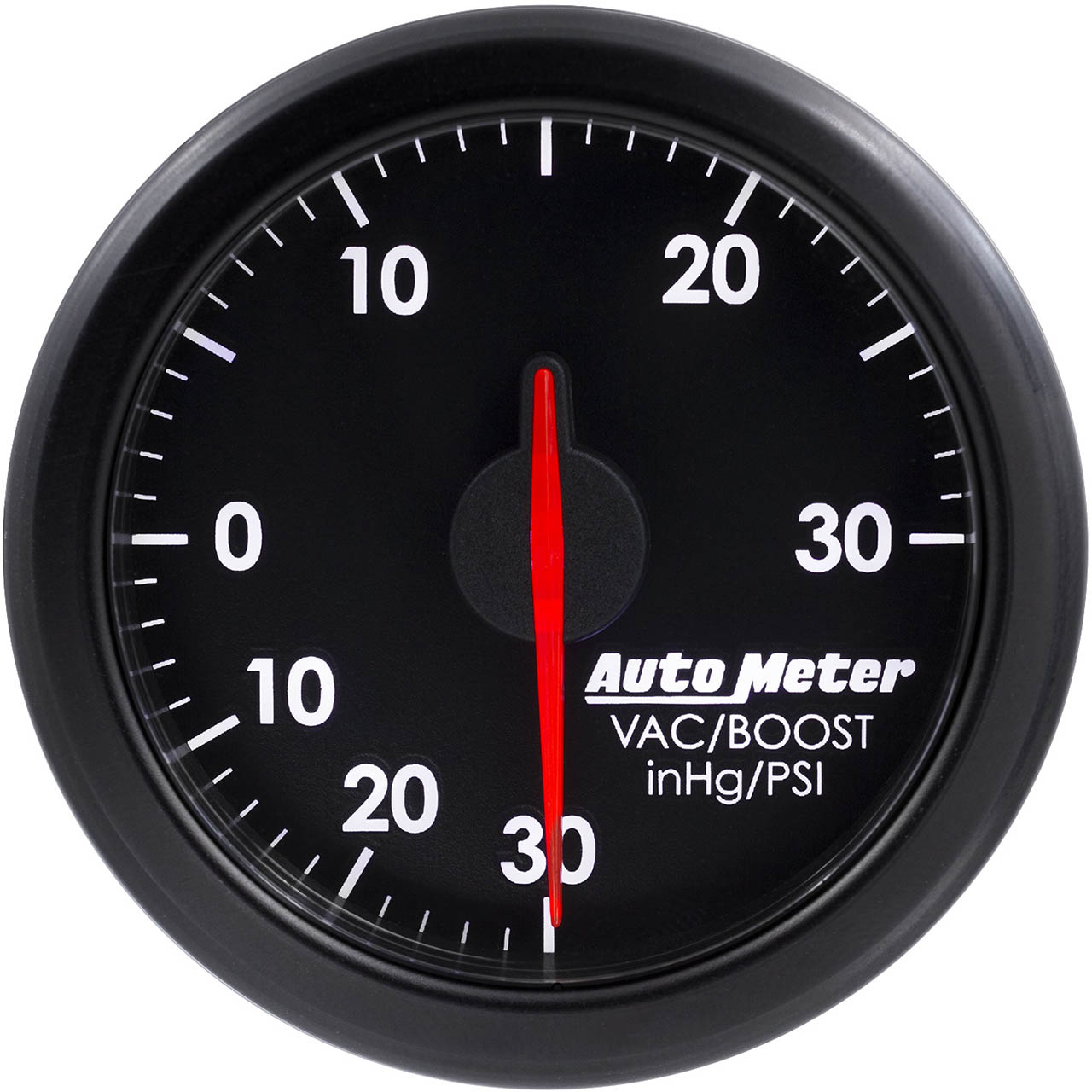 AutoMeter AirDrive Boost Gauge (52mm, 30 In. Hg - 30 PSI, Black)