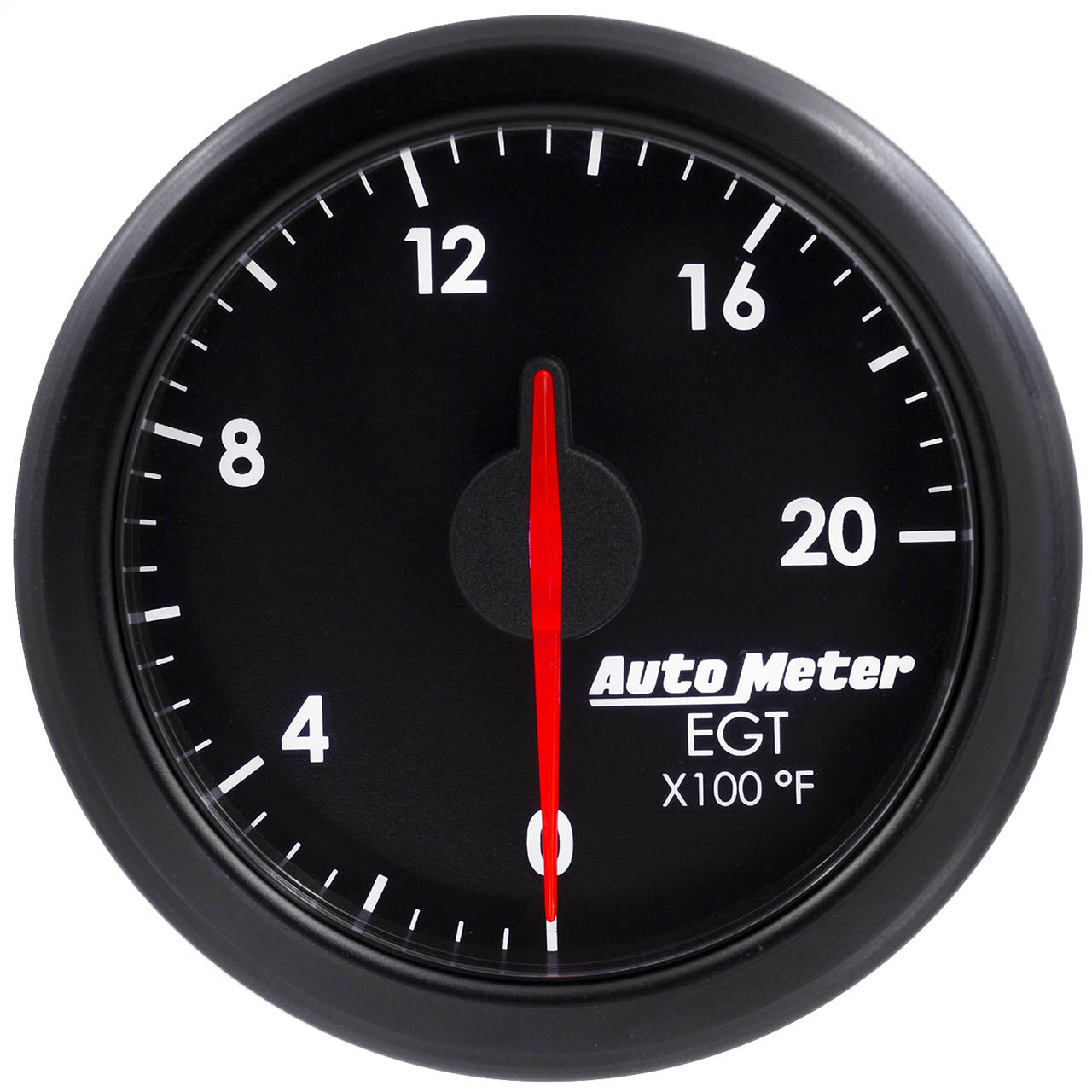 AutoMeter AirDrive Exhaust Gas Temperature (EGT) Gauge (52mm, 0-2000 F, Black)