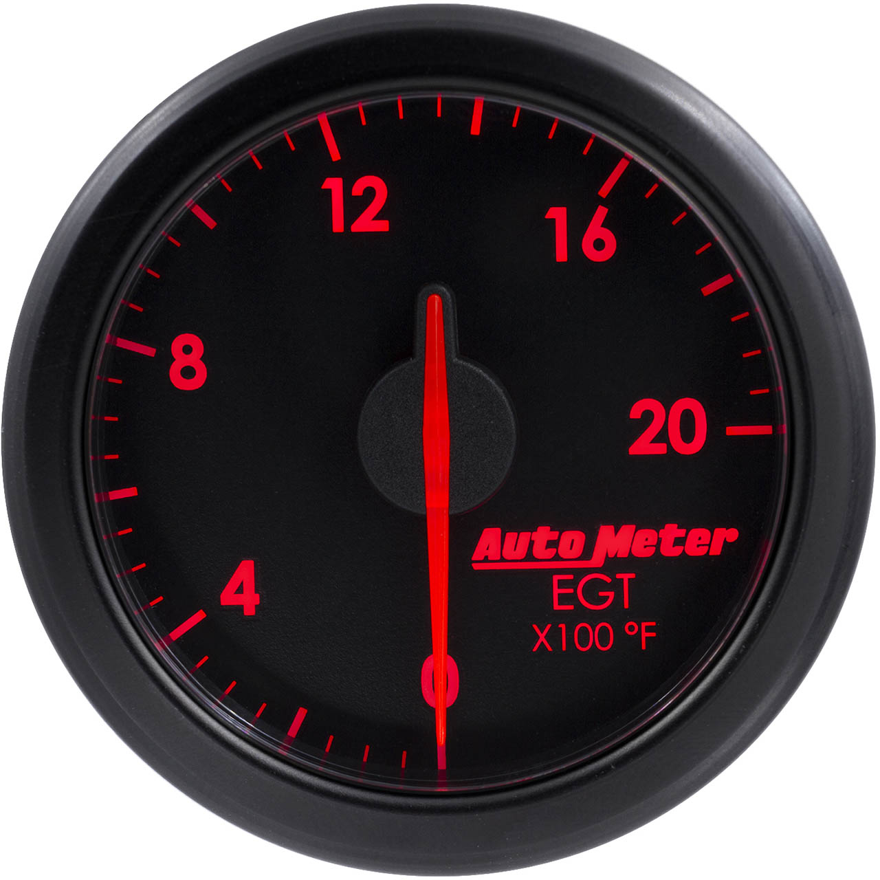 AutoMeter AirDrive Exhaust Gas Temperature (EGT) Gauge (52mm, 0-2000 F, Black) - Angle 2