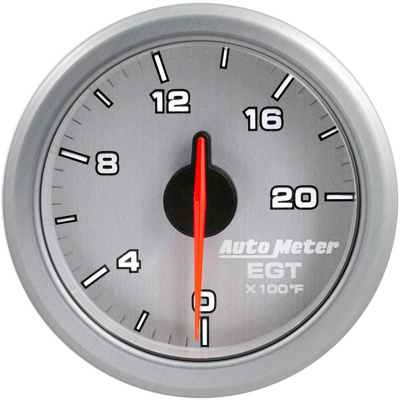 AutoMeter AirDrive Exhaust Gas Temperature (EGT) Gauge (52mm, 0-2000 F, Silver)