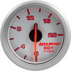 AutoMeter AirDrive Exhaust Gas Temperature (EGT) Gauge (52mm, 0-2000 F, Silver) - Angle 2