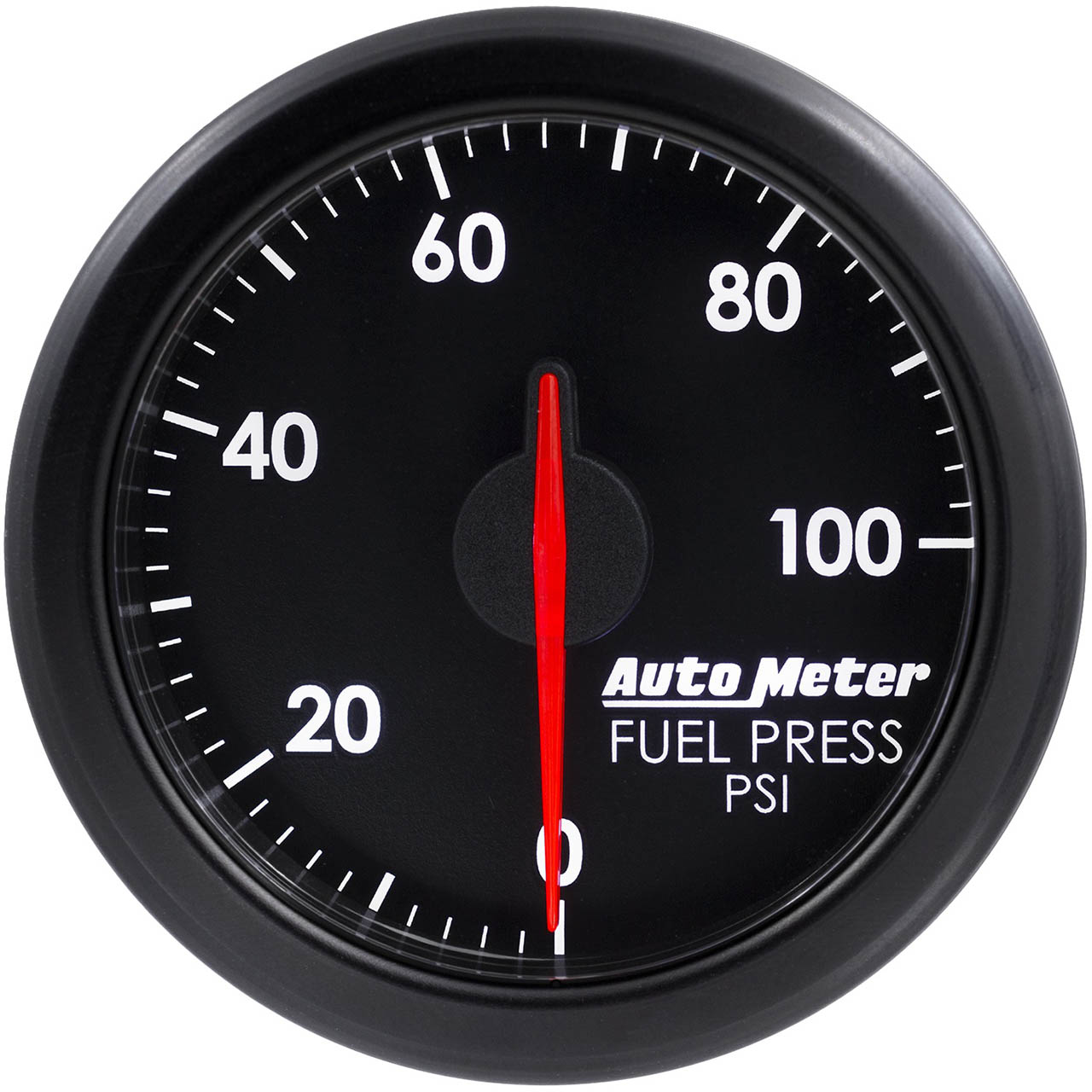 AutoMeter AirDrive Fuel Pressure Gauge (52mm, 0-100 PSI, Black)