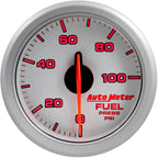 AutoMeter AirDrive Fuel Pressure Gauge (52mm, 0-100 PSI, Silver) - Angle 2