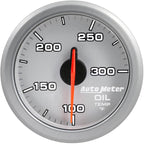 AutoMeter AirDrive Oil Temperature Gauge (52mm, 100-300F, Silver)